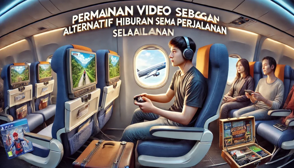 permainan, video, dalam, perjalanan,